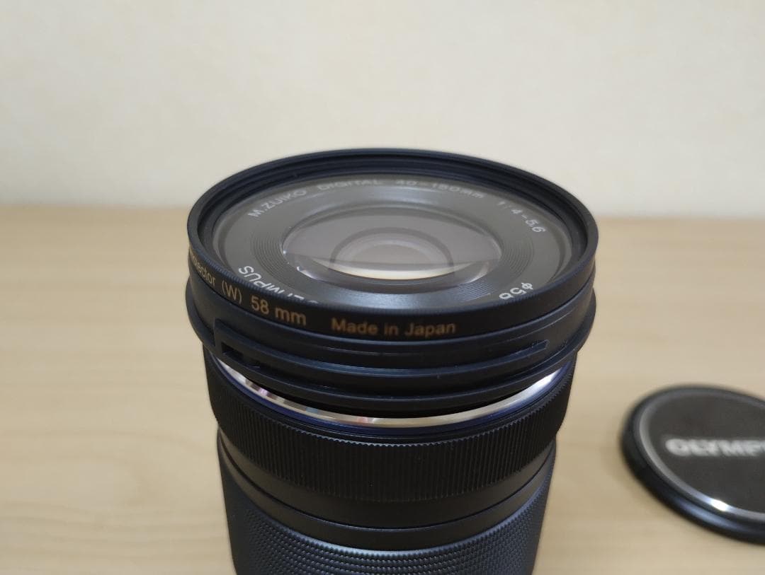 美品 OLYMPUS M.ZUIKO DIGITAL 40-150mm ブラック