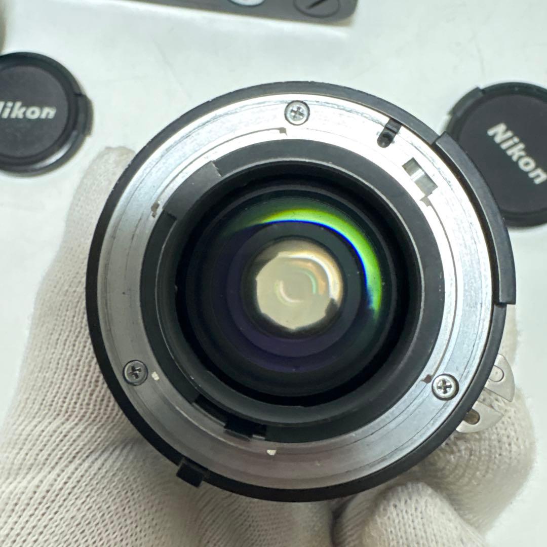 NIKKON F3ボディ フィルム一眼レフカメラ レンズ2点 フード ケース付き