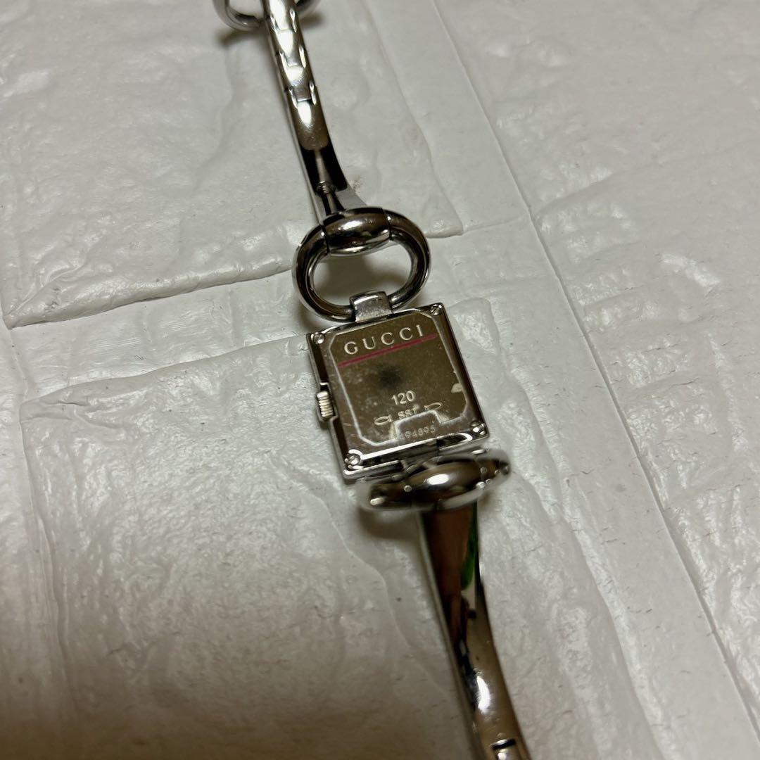 GUCCI 腕時計 レディース Gスクエア GG柄 ダイヤインデックス