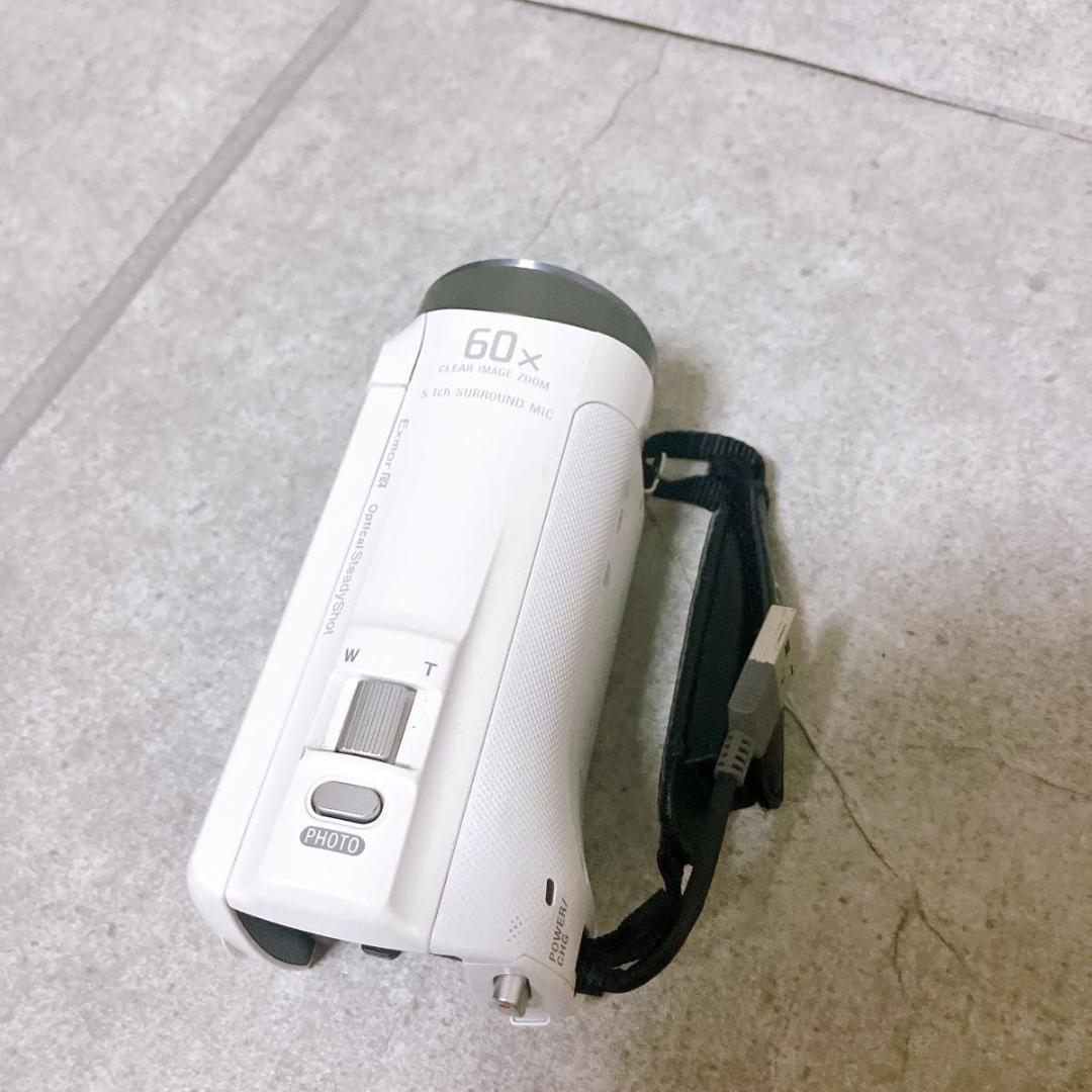 SONY ハンディカム デジタルビデオカメラ HDR-CX420 ホワイト 美品