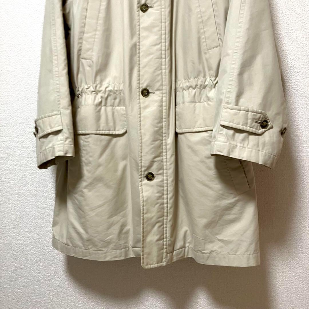 バーバリー モッズコート ダウンライナー付 裏ノバチェック メンズM ベージュ