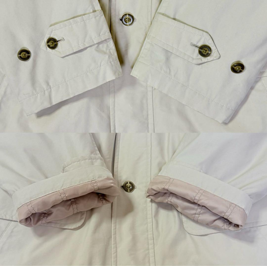 バーバリー モッズコート ダウンライナー付 裏ノバチェック メンズM ベージュ