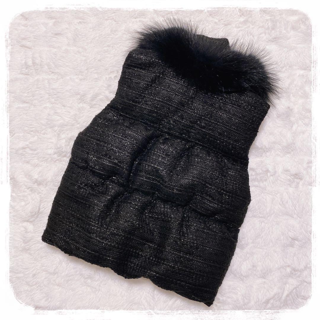 極美品 ダーマコレクション HIROMI OSHIDA ツイード ダウンベスト