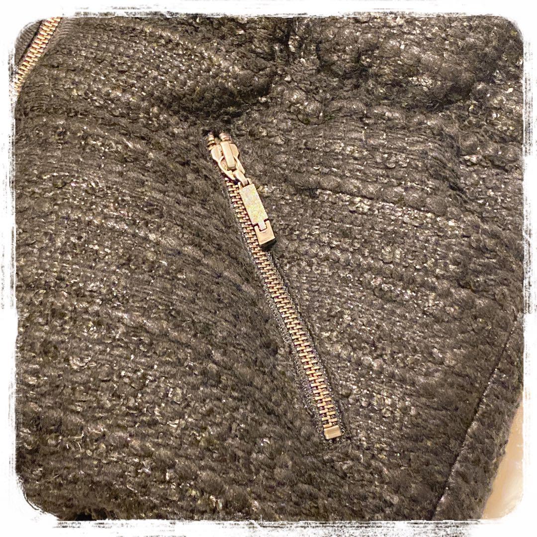 極美品 ダーマコレクション HIROMI OSHIDA ツイード ダウンベスト