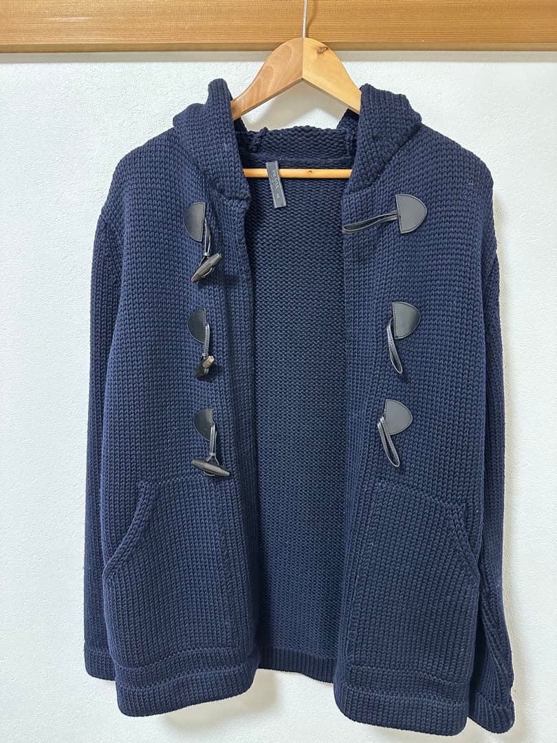 PRADA ネイビー ダッフルコート 46