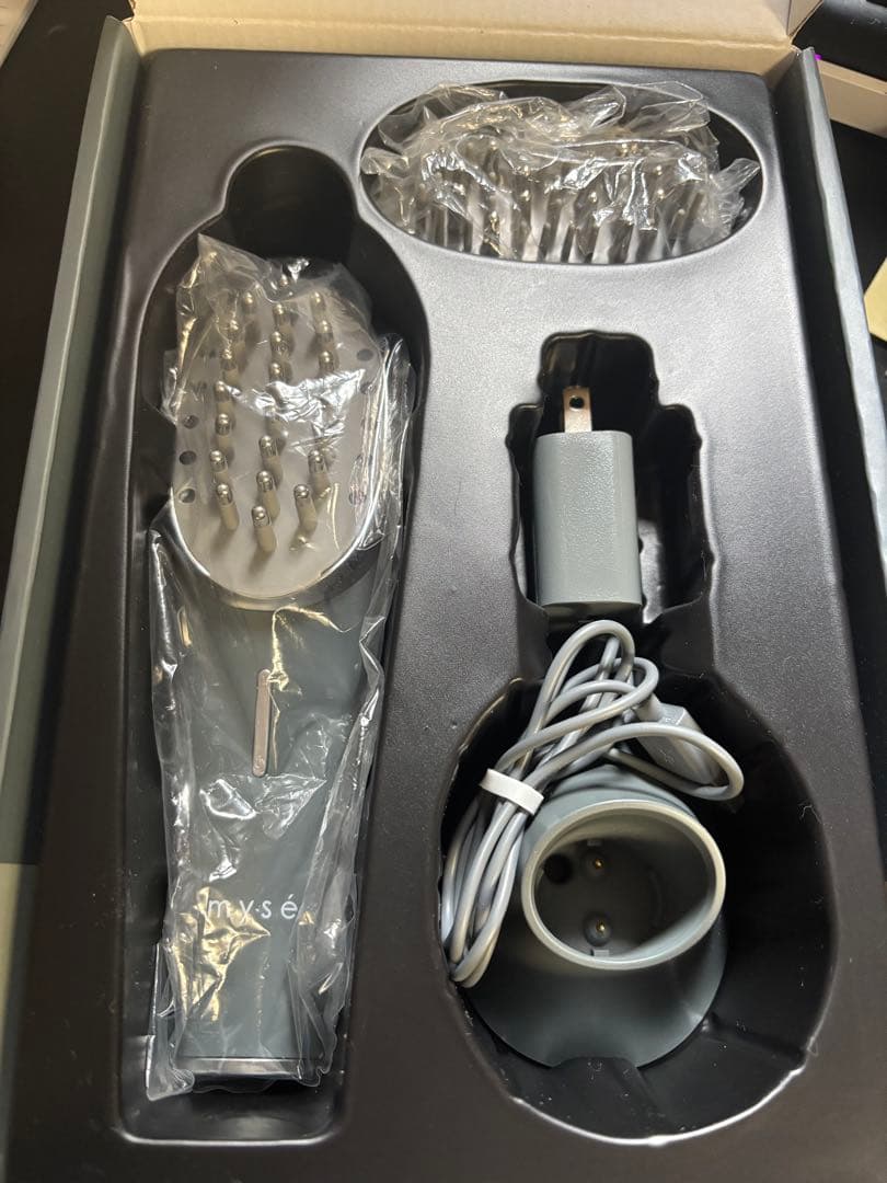 mysé 美顔器 MS-826 グレー 充電器・スタンド付き