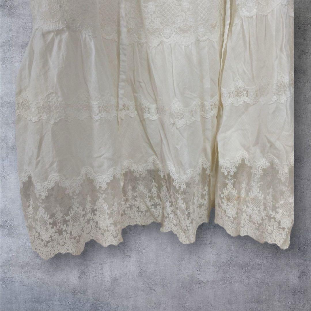 アパルトモン　レース　キャミソールワンピース　スカート　ホワイト