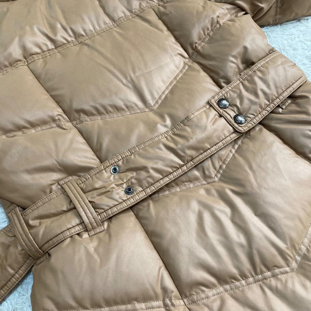 17010✨バーバリーブルーレーベル 40 L ノバチェック ダウンジャケット