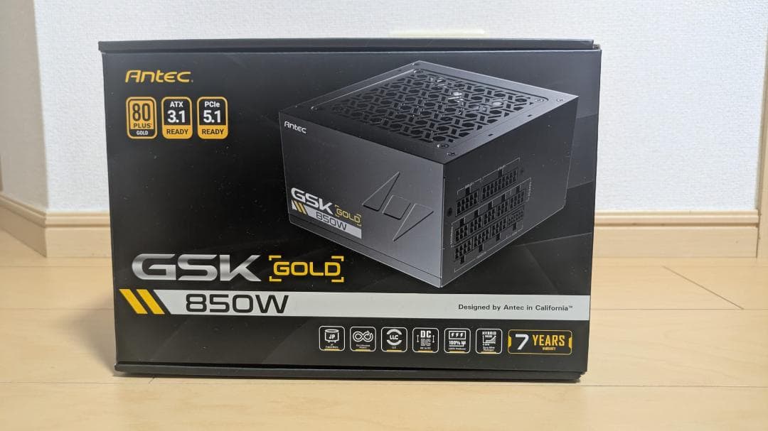 Antec GSK GOLD 850W 電源ユニット