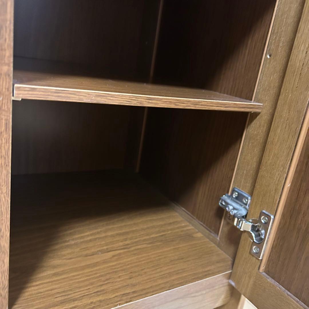 カリモク家具 電話台 FAX台 キャビネットコンセント付き karimoku