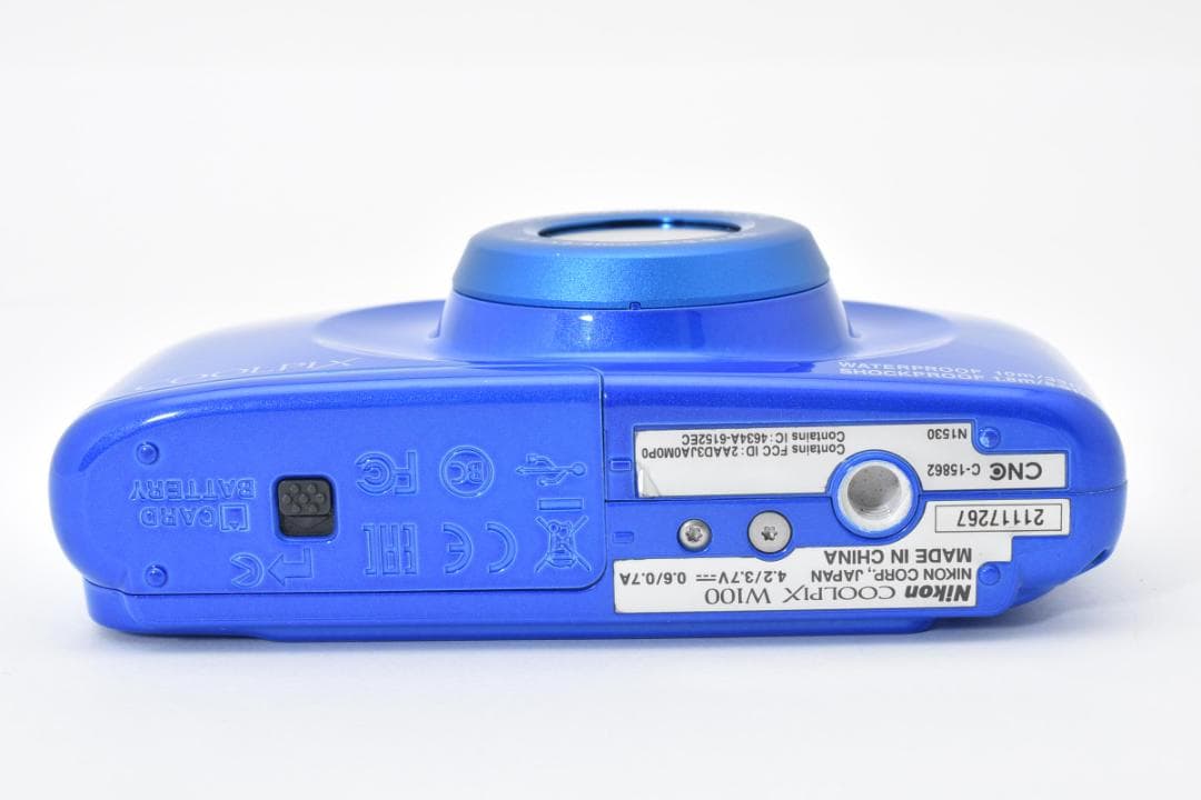 【お値下げ歓迎・美品】　ニコン　Nikon COOLPIX W100 ブルー