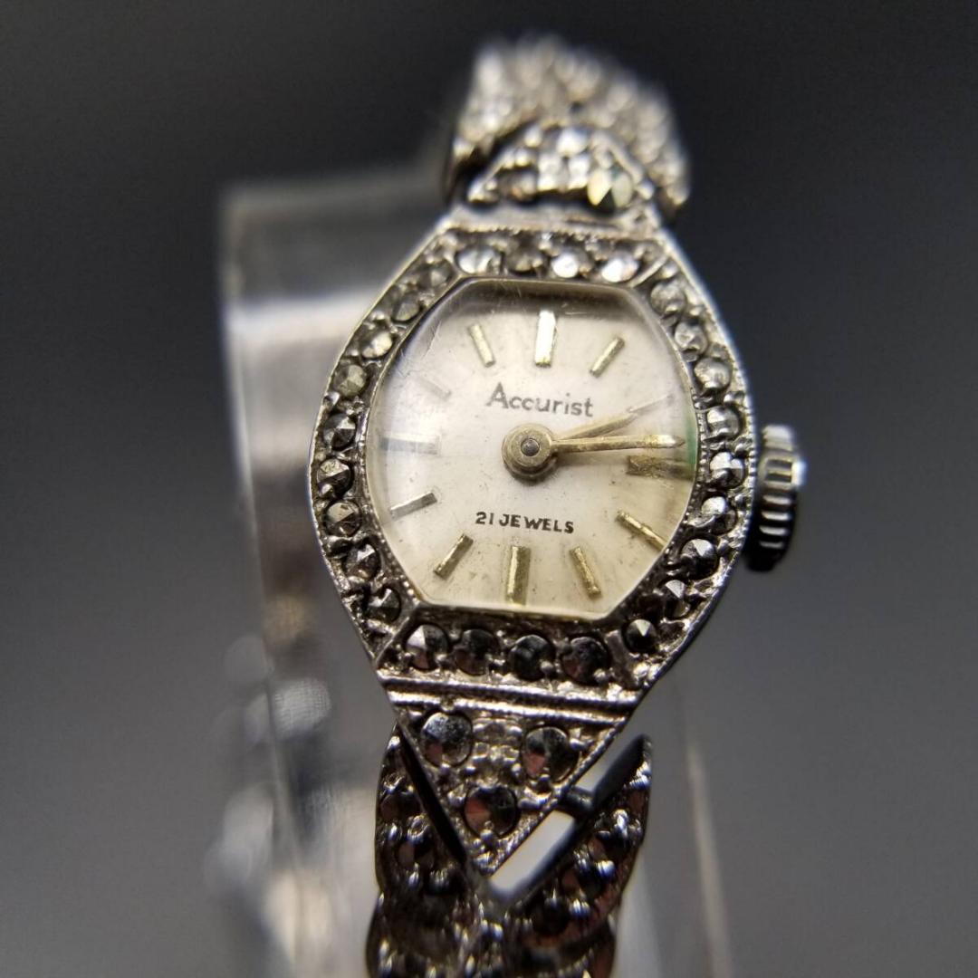 Accurist Watches 英国 ヴィンテージ 腕時計 アールデコ マーカ