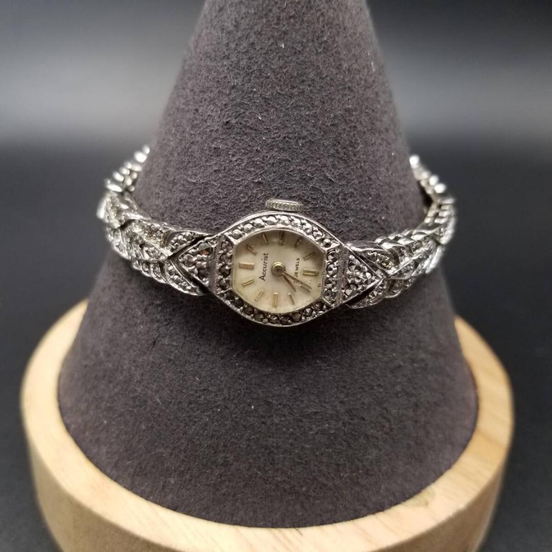Accurist Watches 英国 ヴィンテージ 腕時計 アールデコ マーカ