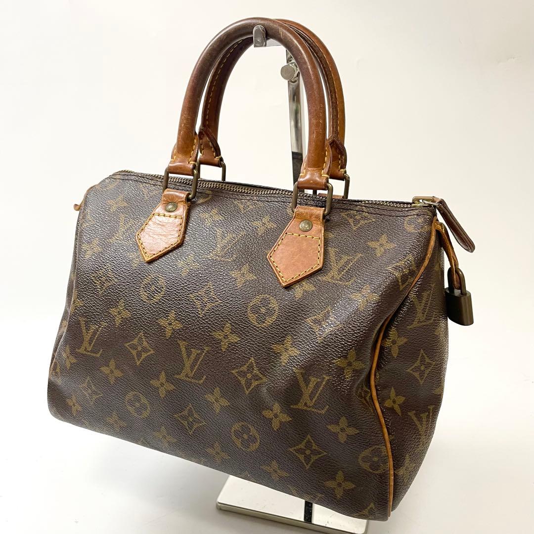 みみルイヴィトン　モノグラム　スピーディ25 ハンド　ミニボストンバッグ