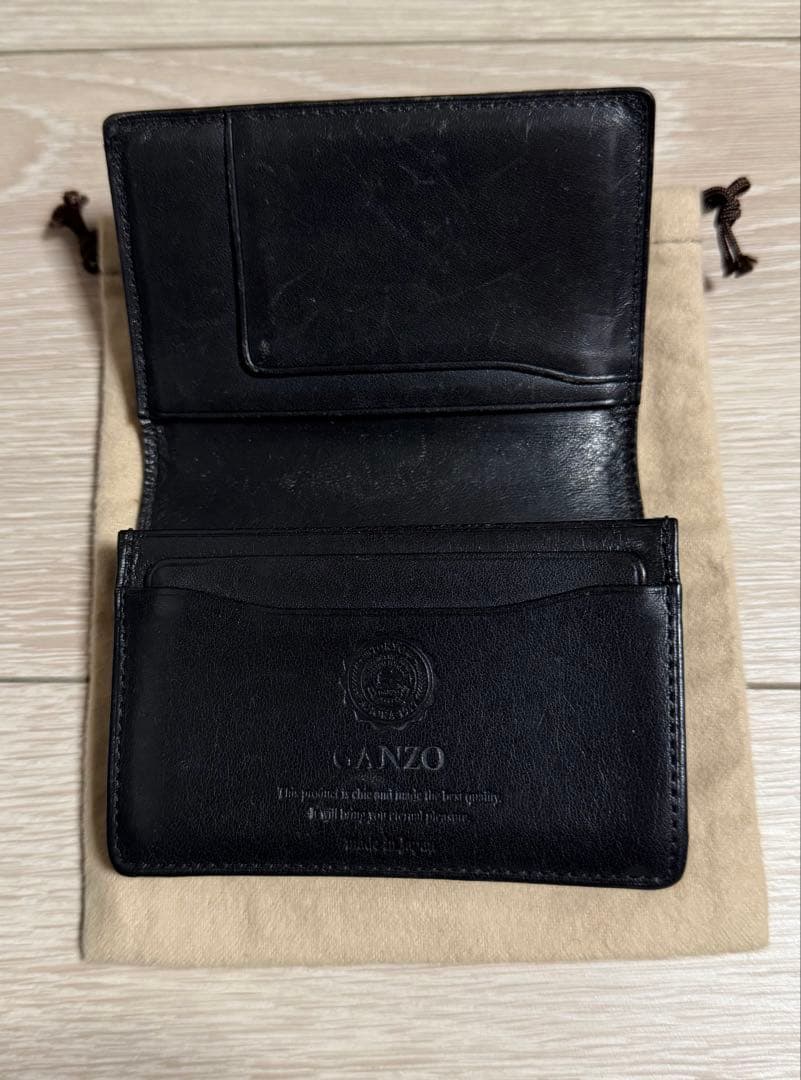 GANZO ガンゾ　CORDOVAN コードバン　名刺入れ