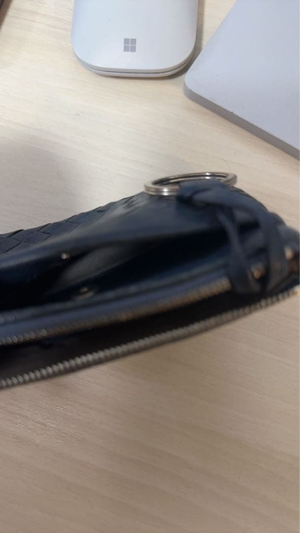 ボッテガ　ケース　キーケース　紺　ネイビー