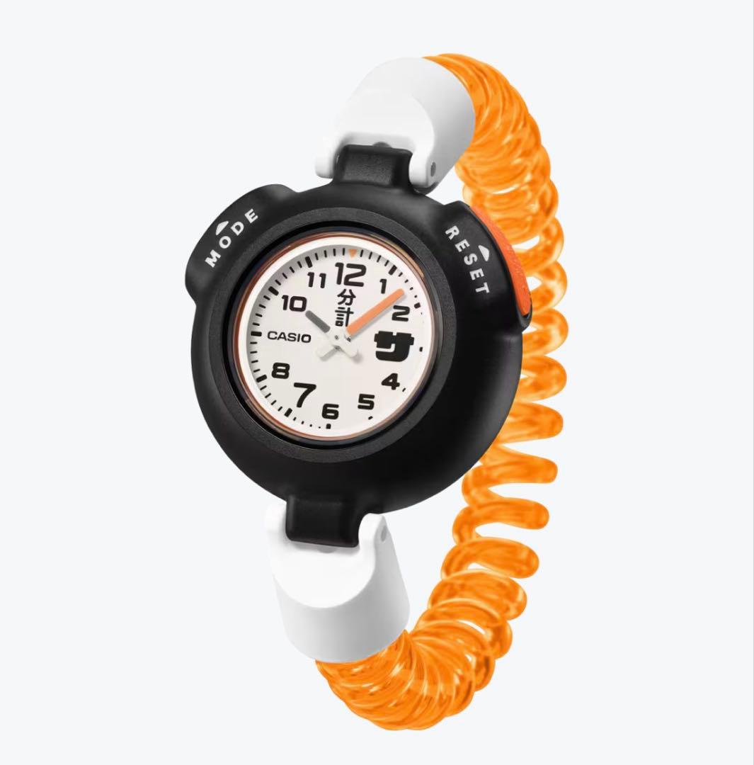 サ時計 SAN-100H-7BJR オレンジ CASIO カシオ サウナ