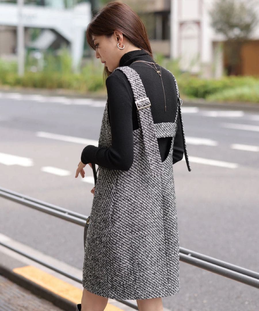 Mystradaミドルツイードジャケット＆ミニジャンスカ