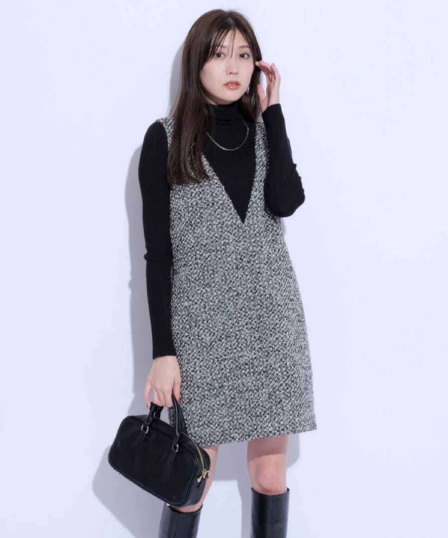 Mystradaミドルツイードジャケット＆ミニジャンスカ