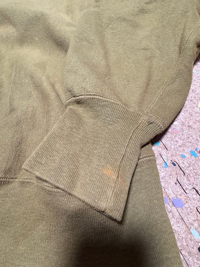 リバースウィーブ 90s 完全目無し レアカラーオリーブ チャンピオン