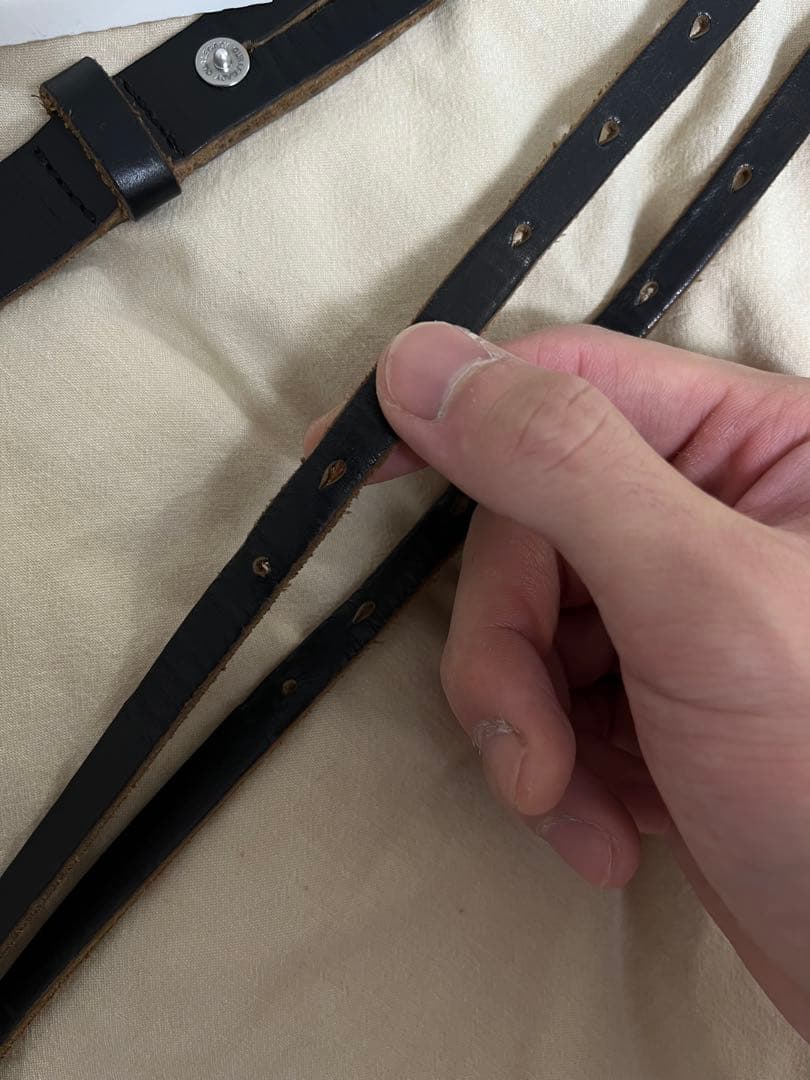 25ss our legacy twin tongue ベルト