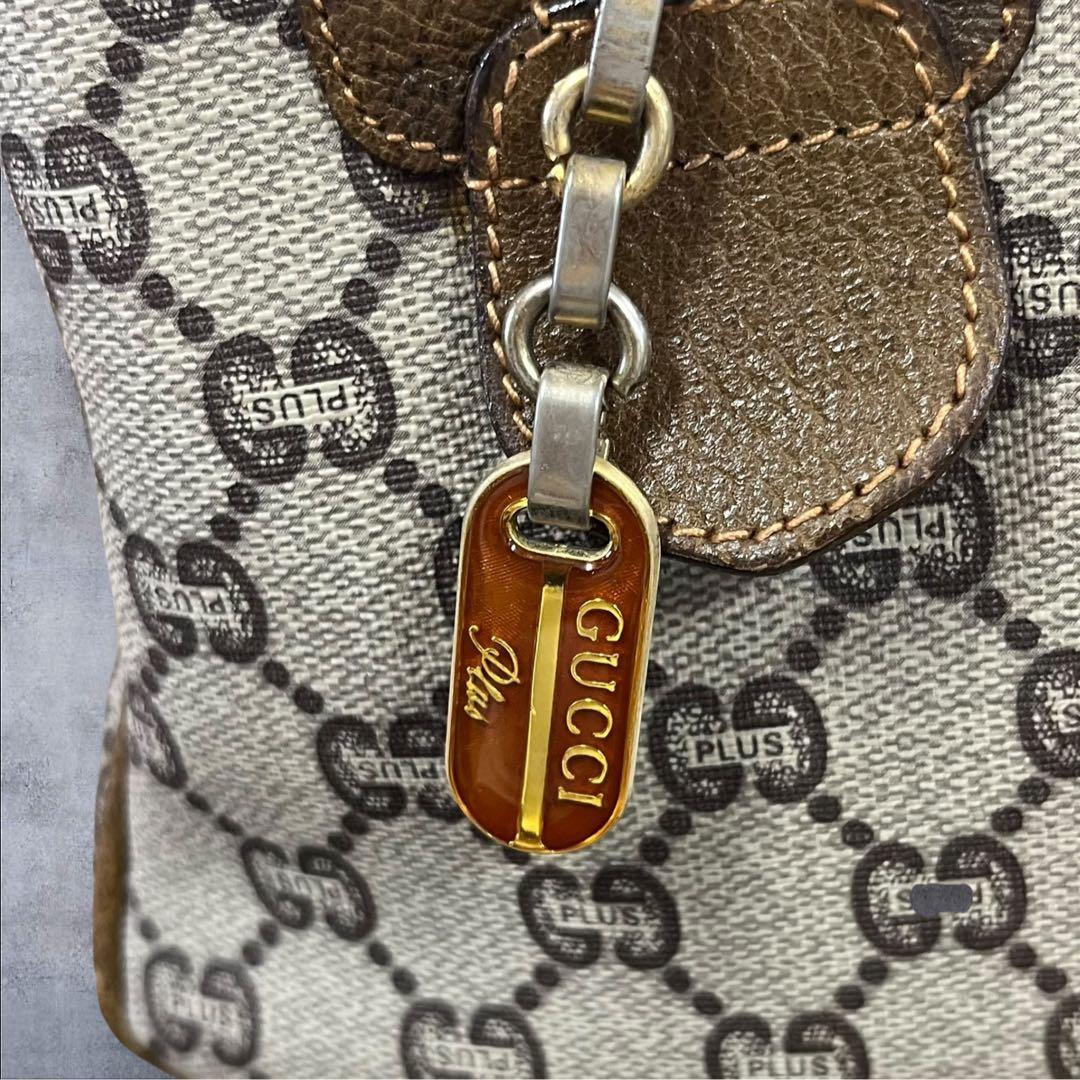 オールドグッチ ミニボストンバッグ GGスプリーム シェリーライン GUCCI
