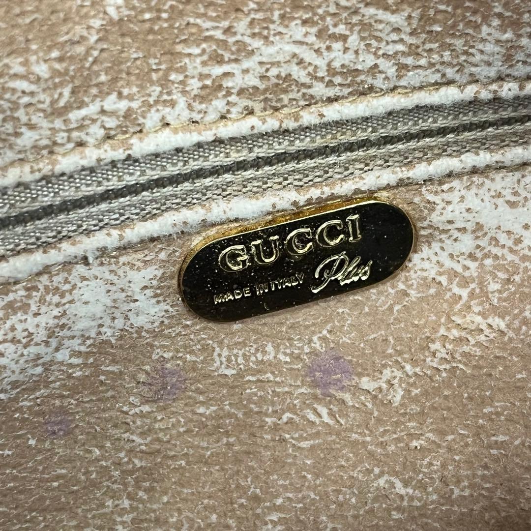 オールドグッチ ミニボストンバッグ GGスプリーム シェリーライン GUCCI