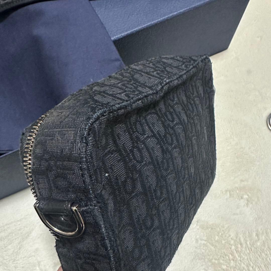 Dior Safari サファリ オブリークキャンバス レザー ショルダーバッグ