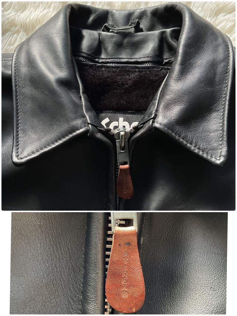 美品✨schott 642 レザージャケット　シングルライダース　USA製 40