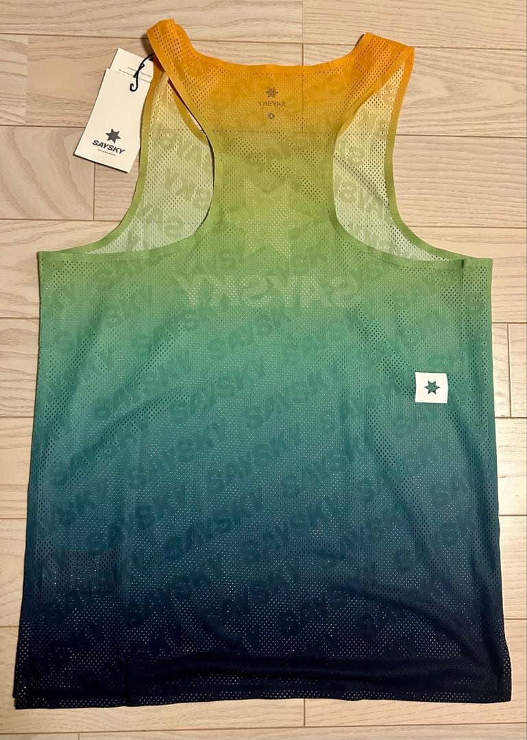 SAYSKY Drip Dye Flow Air Singlet Sサイズ