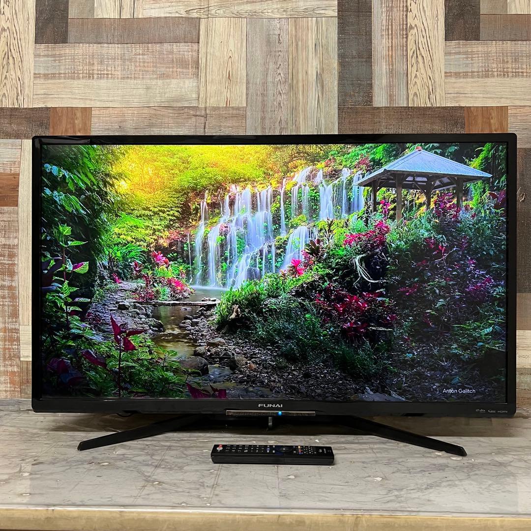 全国送料込❣️フナイ40V500GBHDD録画機能付液晶テレビ見ながら録画予約可能
