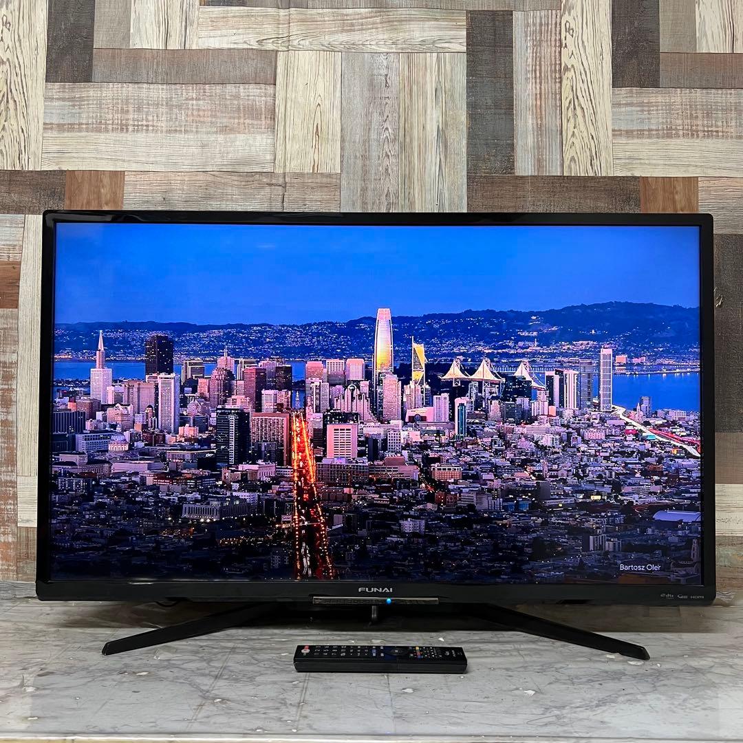 全国送料込❣️フナイ40V500GBHDD録画機能付液晶テレビ見ながら録画予約可能