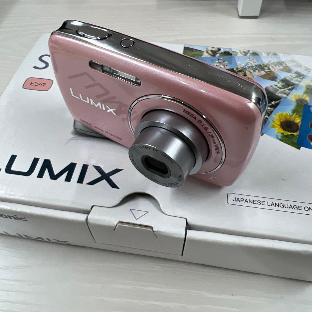 LUMIX DMC-S1 コンパクトデジタルカメラ ピンク