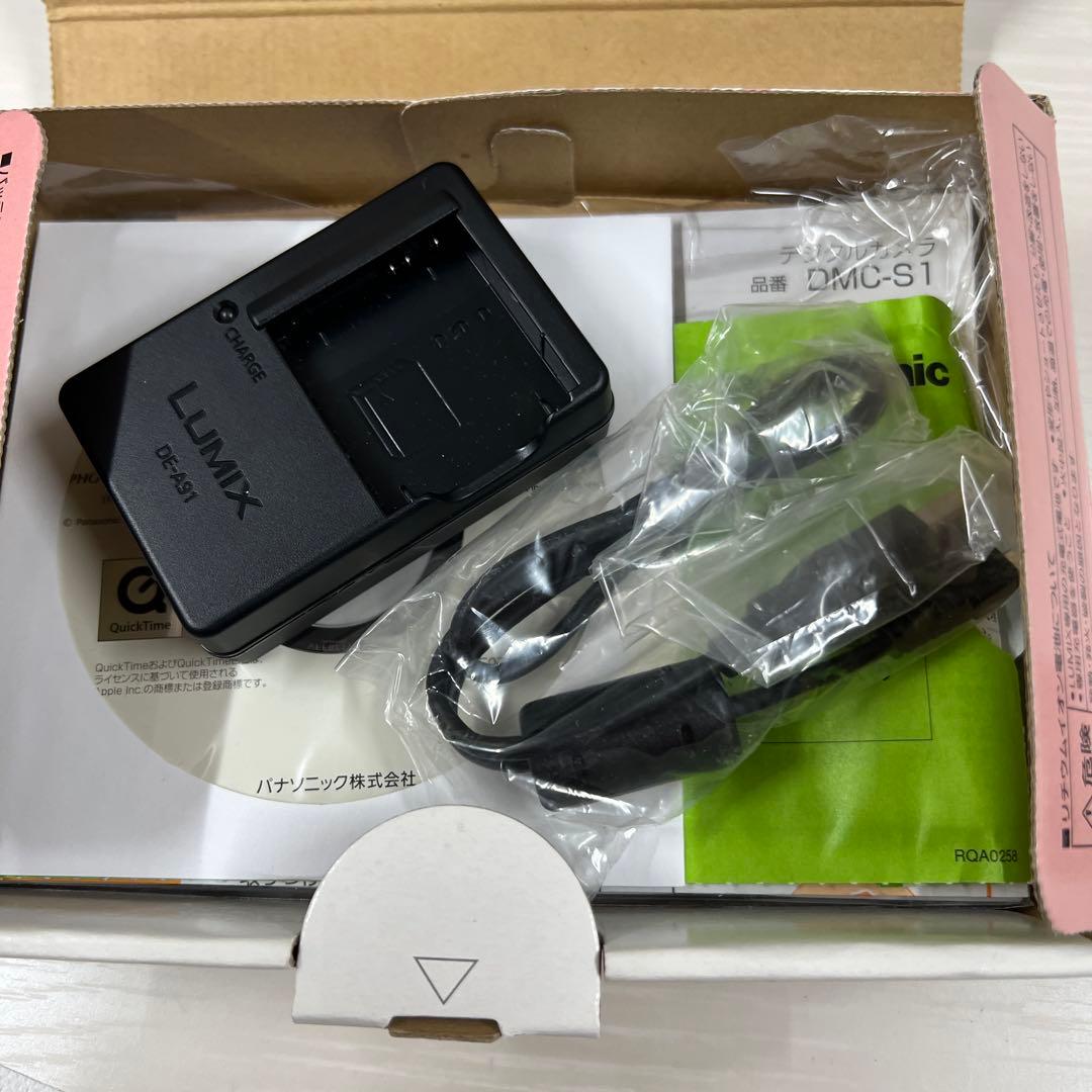 LUMIX DMC-S1 コンパクトデジタルカメラ ピンク