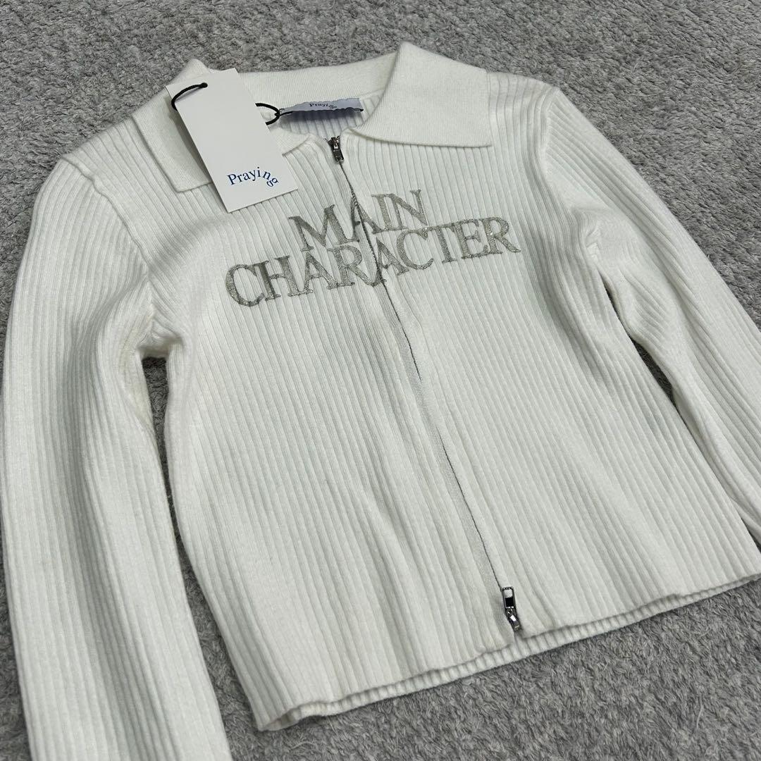 【新品タグ付き】praying zipper tops y2k 00s