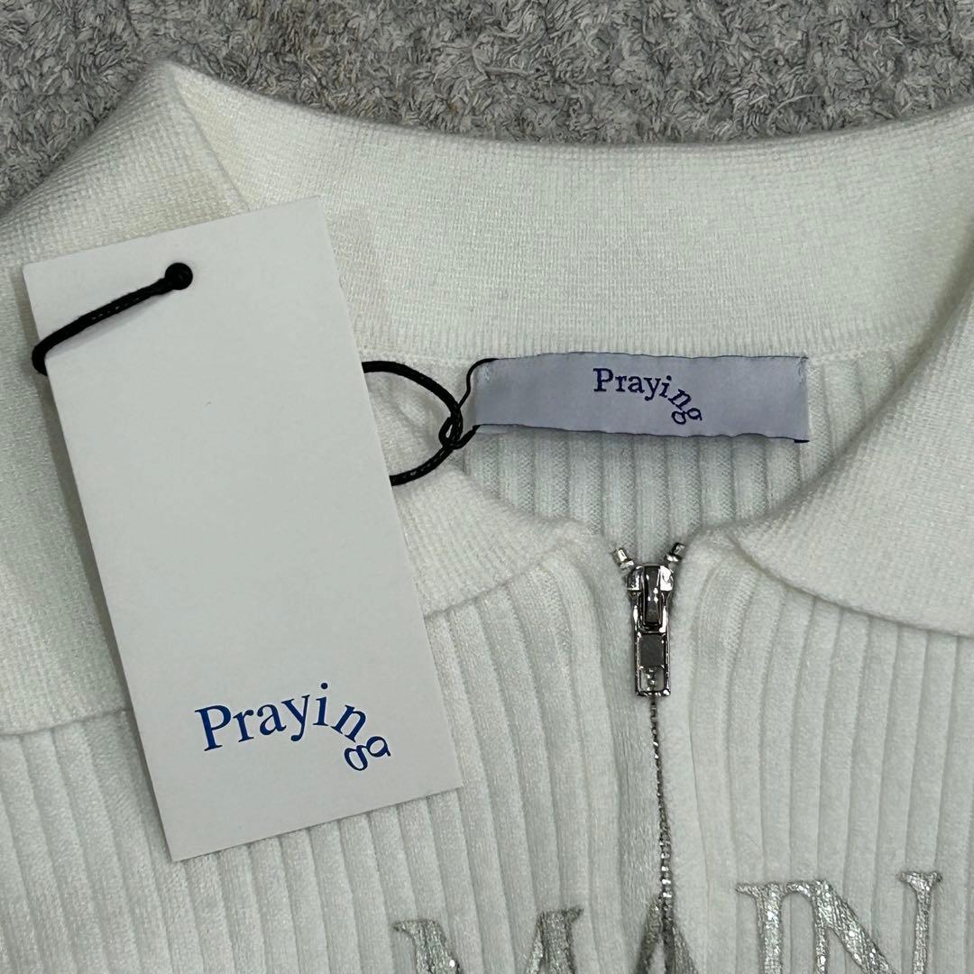 【新品タグ付き】praying zipper tops y2k 00s