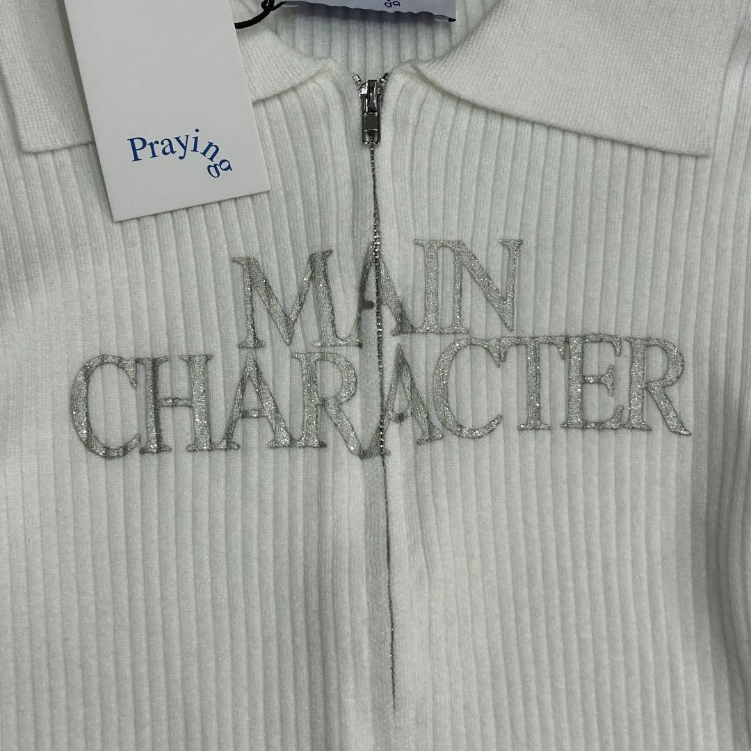 【新品タグ付き】praying zipper tops y2k 00s