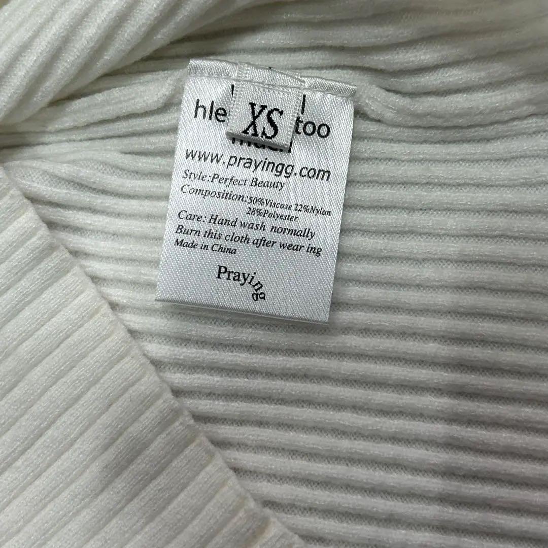 【新品タグ付き】praying zipper tops y2k 00s