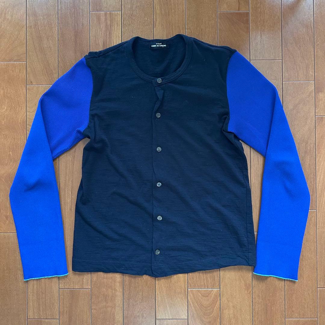 2000ss COMME des GARÇONS切り替えニットカーディガン
