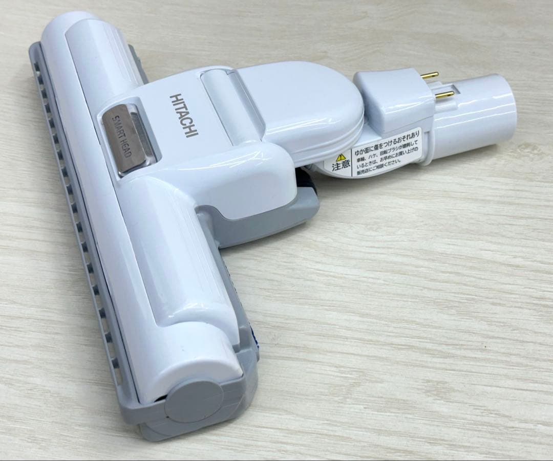 美品　動作保証　日立掃除機　D-AP47 白　ホワイト　回転ブラシ　ヘッド　中古