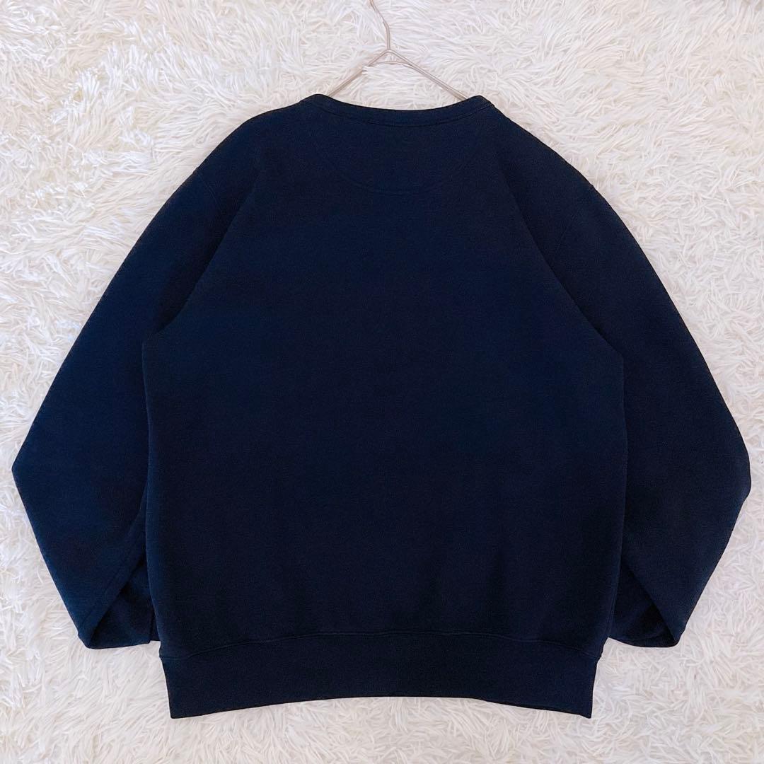 美品✨希少 バーバリー エンブレムロゴ 刺繍 Lサイズ スウェット ビッグロゴ