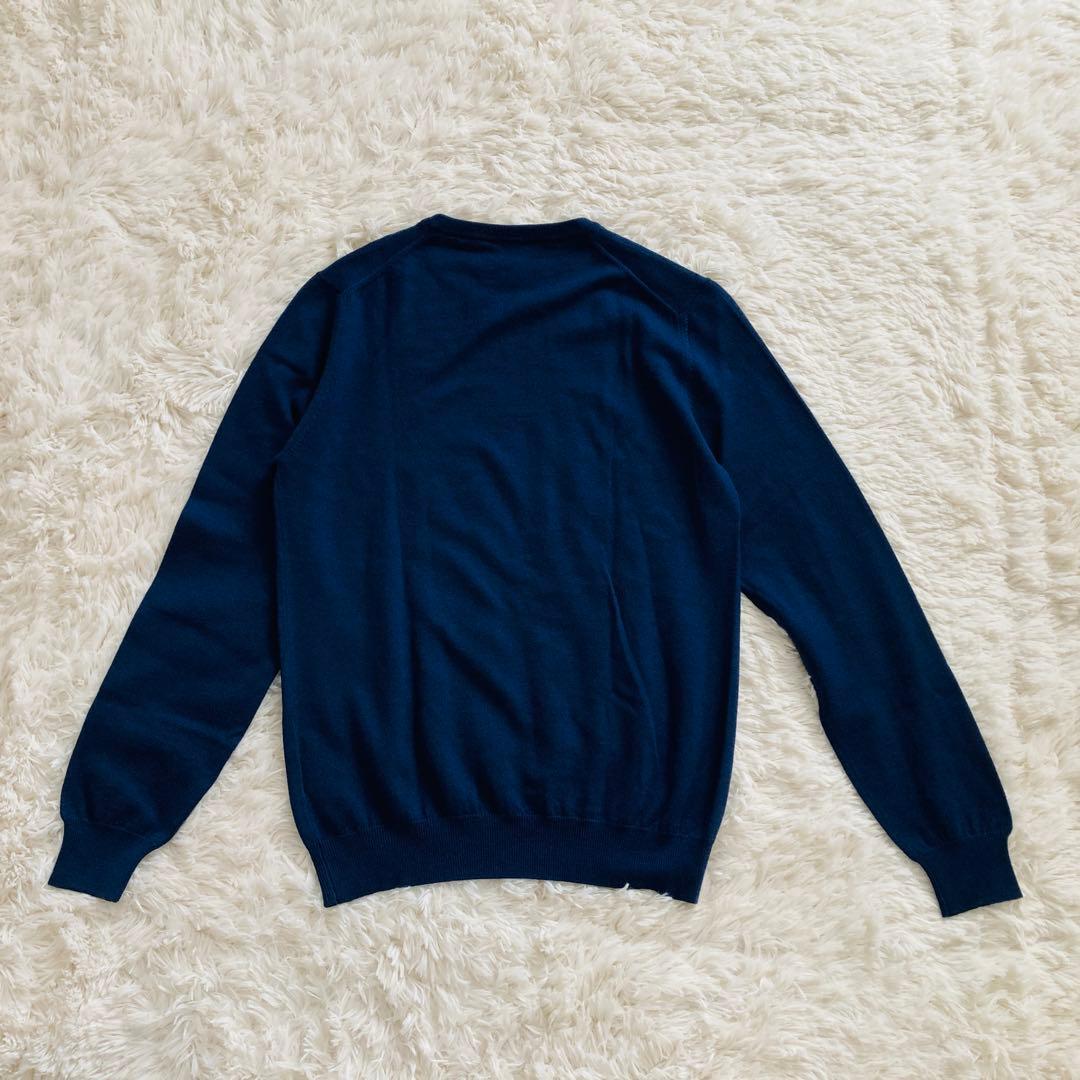 ピッキー GUCCIグッチ ニット セーター ネイビー ウール100%