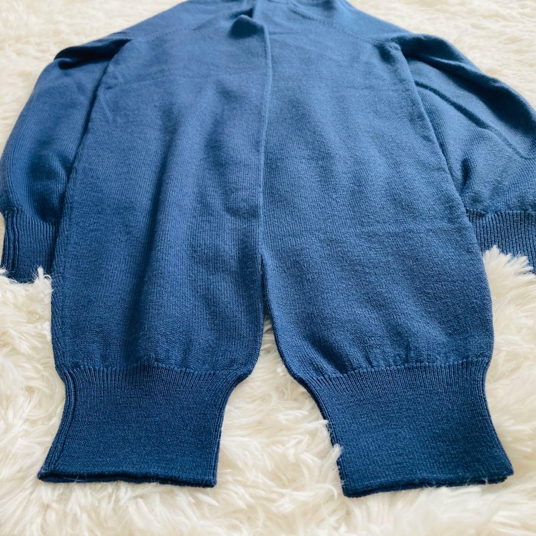 ピッキー GUCCIグッチ ニット セーター ネイビー ウール100%