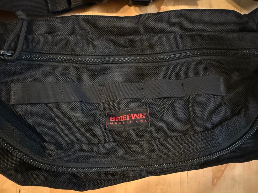 BRIEFING ブラック ウエストポーチ