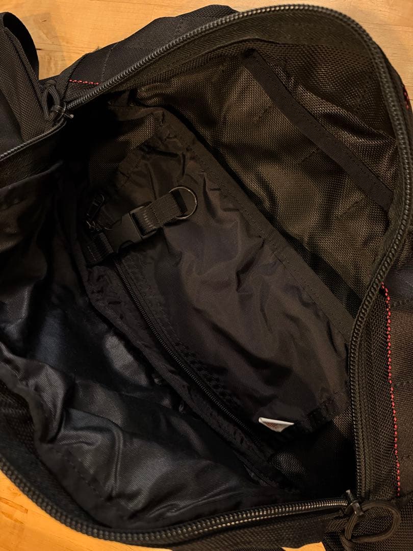 BRIEFING ブラック ウエストポーチ