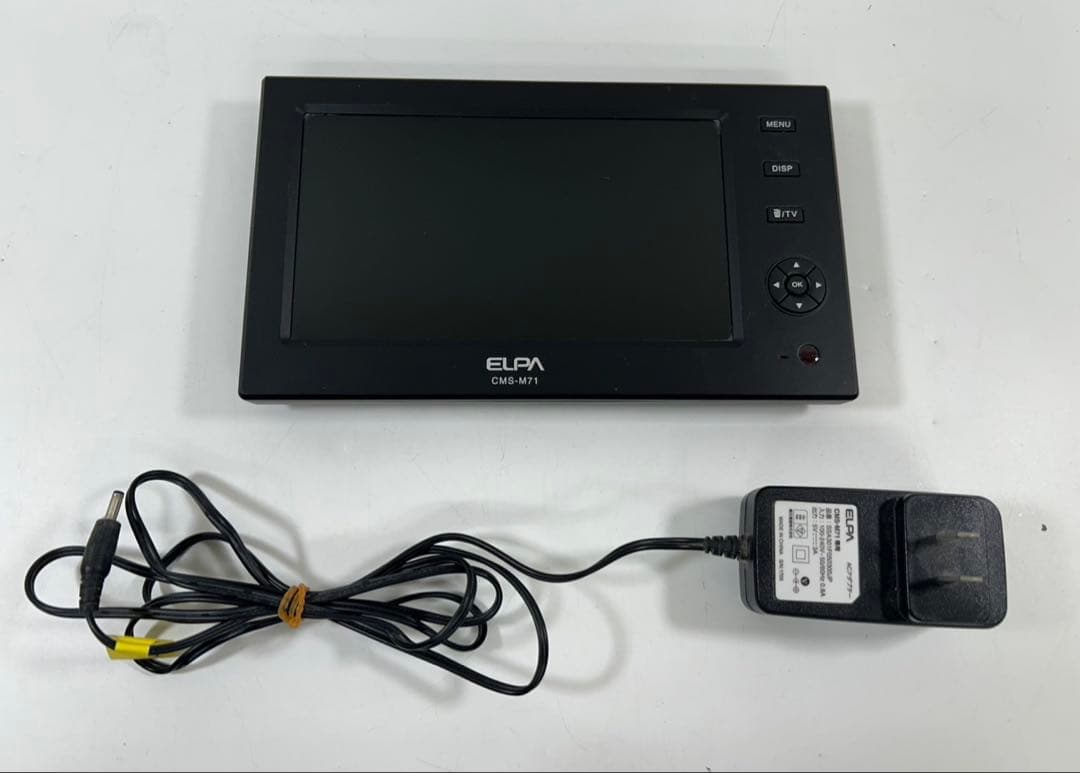 ELPA CMS-M71 液晶モニター　防犯カメラモニター