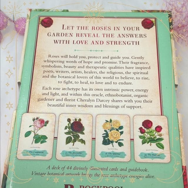 【正規品オラクルカード】エレガントローズ色✨美しいヴィンテージイラスト薔薇デッキ