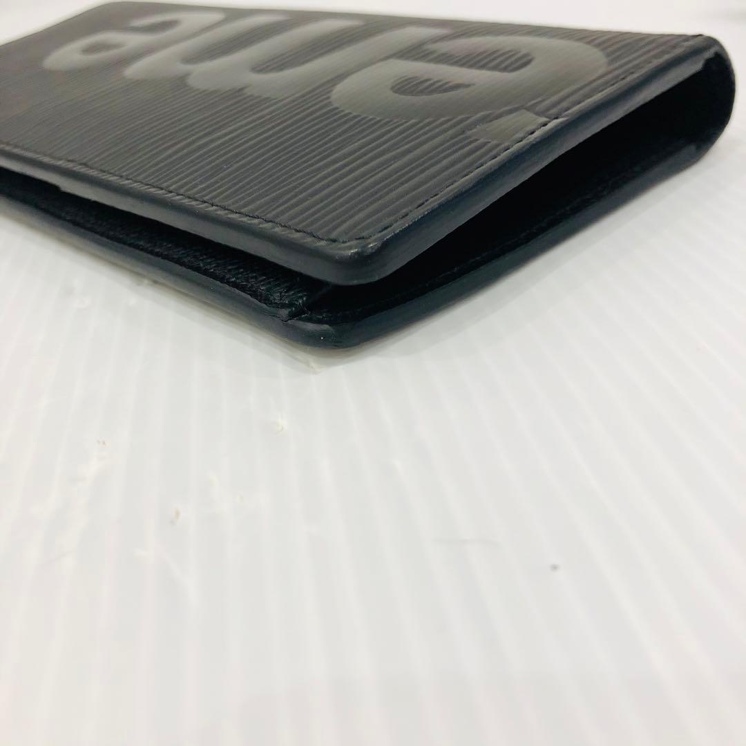 美品　ルイヴィトン×シュプリーム 長財布 エピ ポルトフォイユブラザ