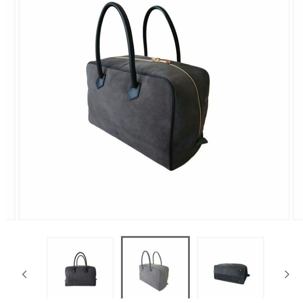 chiiiibag スエードビックボストン グレー チーバッグ