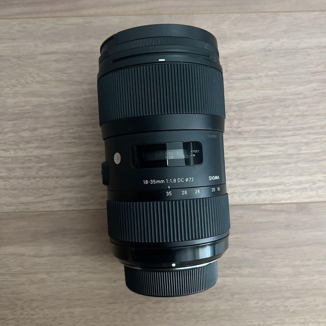 SIGMA Art 18-35mm F1.8 DC レンズ